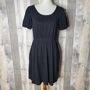 Daily Practice Anthropologie Small Black  Short Sleeve Dress